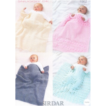 SLA 1362 Crochet Baby Blankets 8 Ply